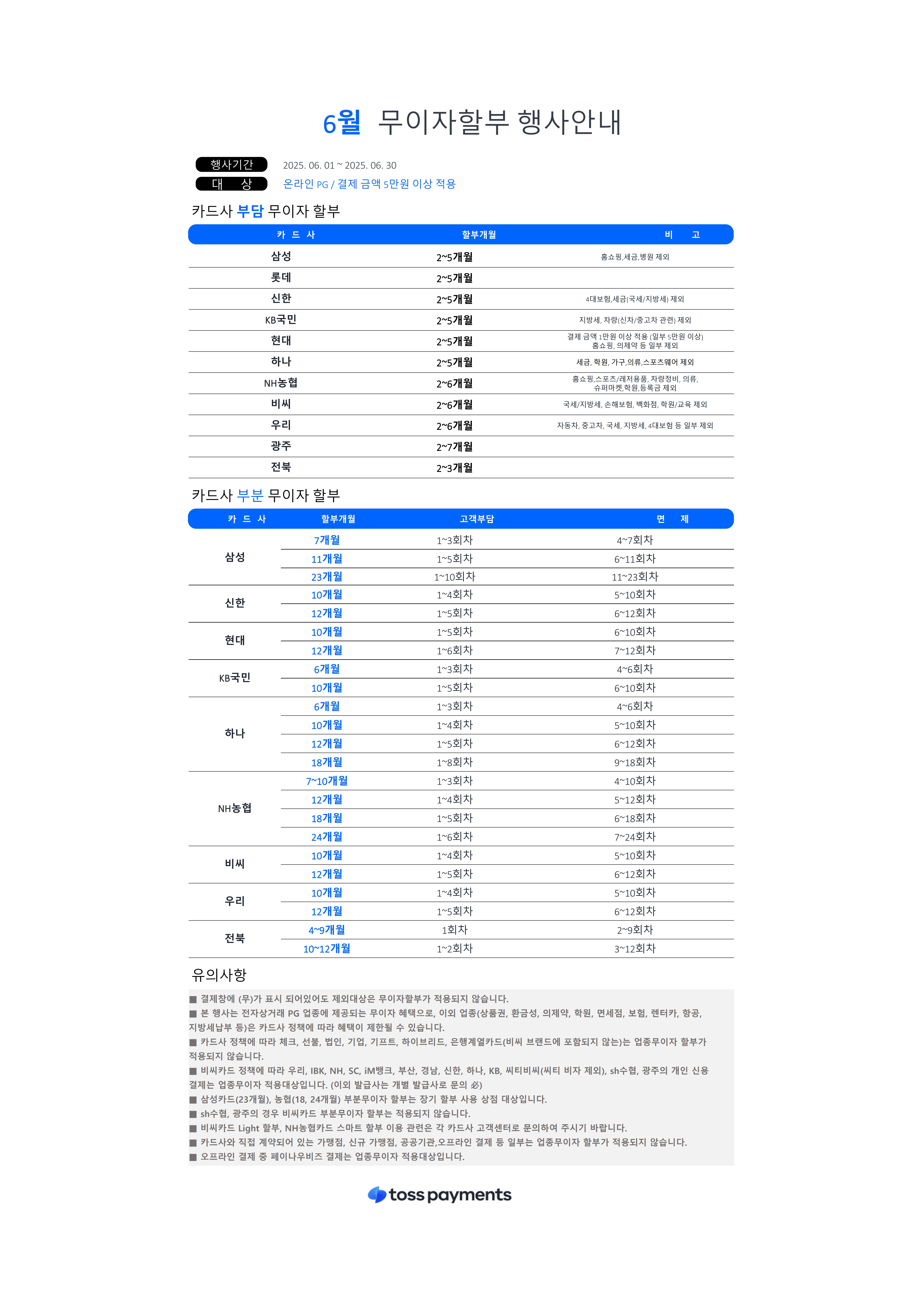 카드무이자 설명이미지